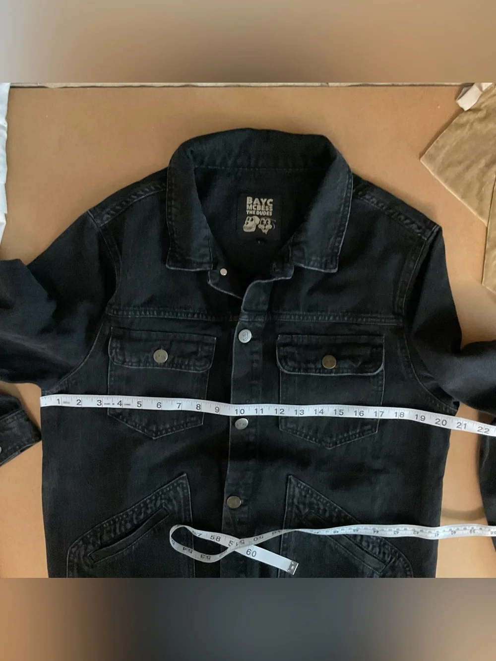 Bored Ape Yacht Club McBess The Dudes Limited Edition Black Denim Jacket Large